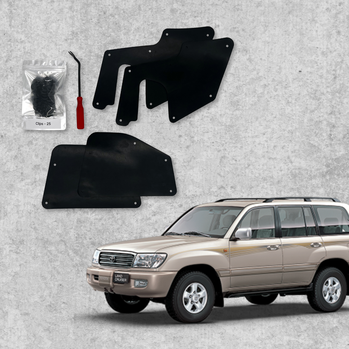 Splash Guards for Land Cruiser | 100 Series | 1998-2007