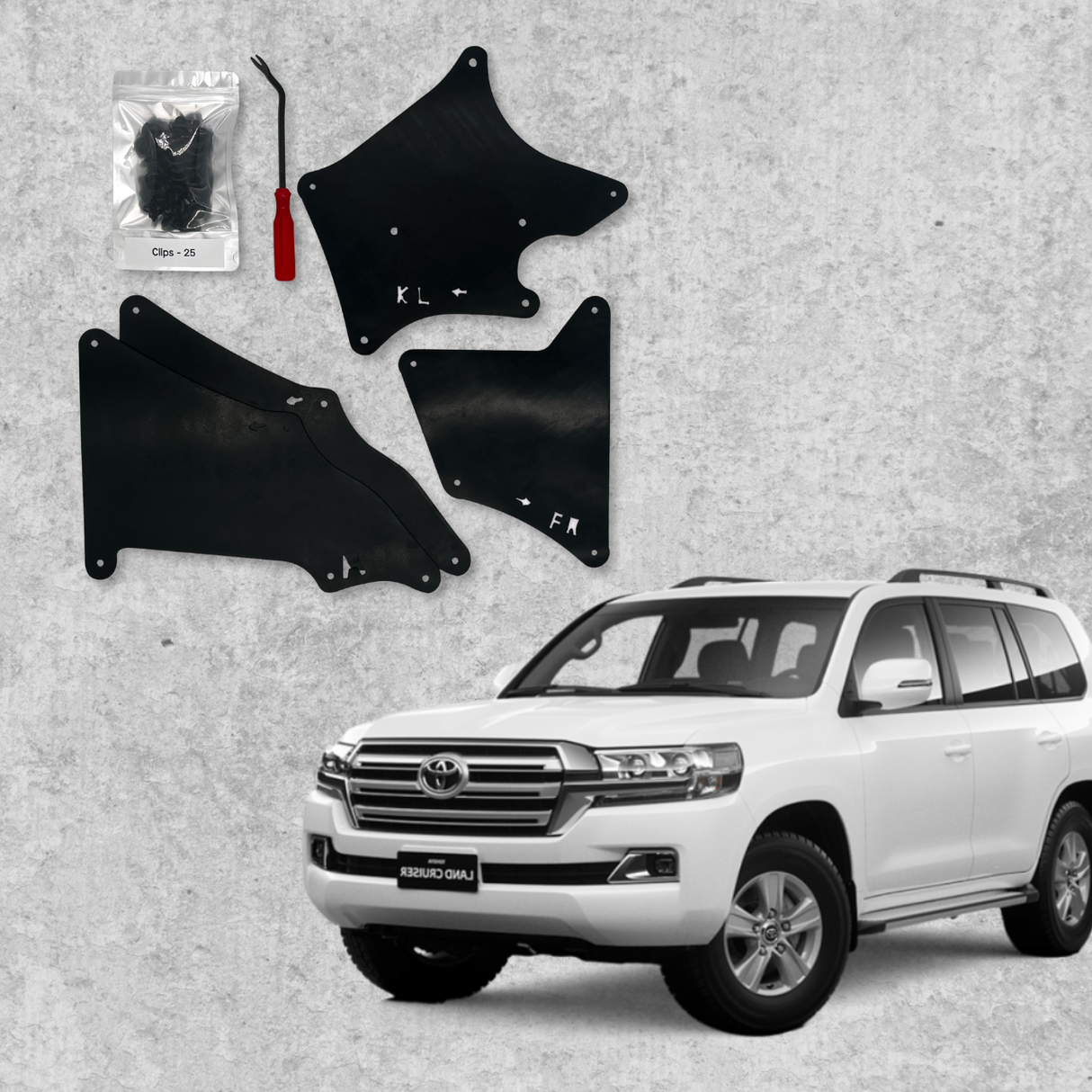 Splash Guards for Land Cruiser | 200 Series | 2008-2021