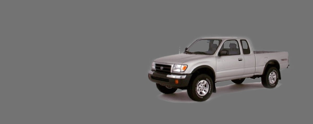 1st Gen Toyota Tacoma on Grey Background