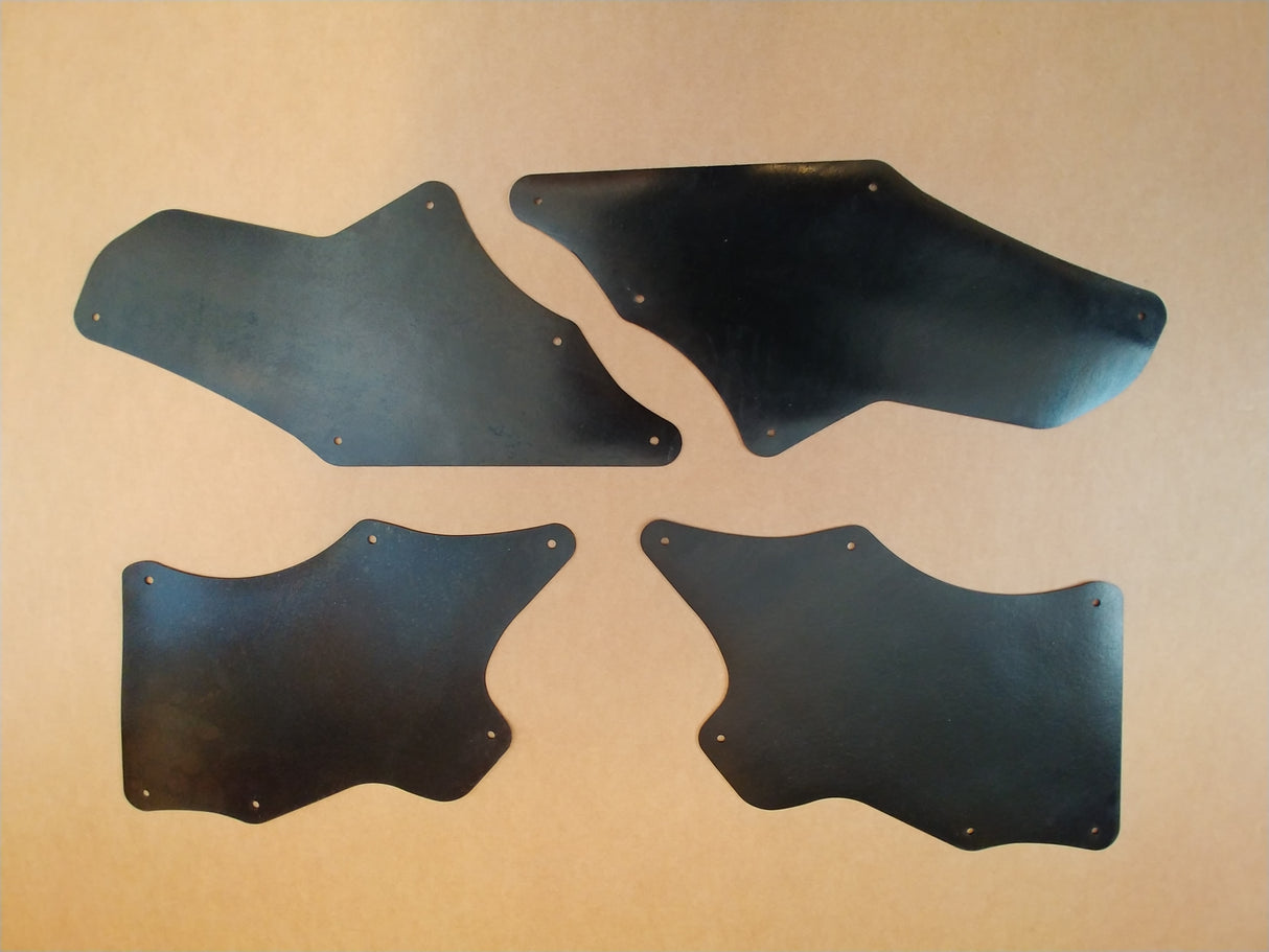 Set of 4 Splash Shields, Splash Seals, Fender Liners 2005-2015 Tacoma 2.7L L4 With Clips Series E