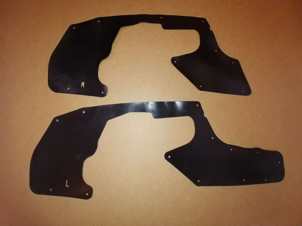 Set of 2 Splash Shields, Splash Seals, Fender Liners 1995-2004 Tacoma With Clips Series H