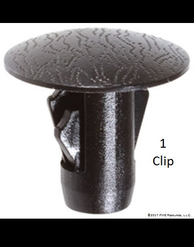 1 Retaining Clip For Splash Shield, Splash Seal, Fender Liner